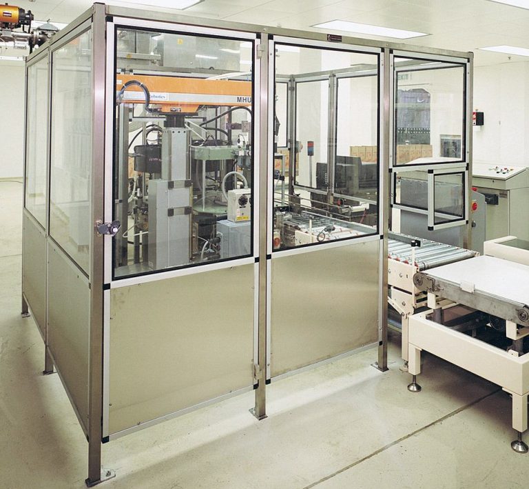 Machine Safety Guards Polycarbonate or Mesh Guarding Systems